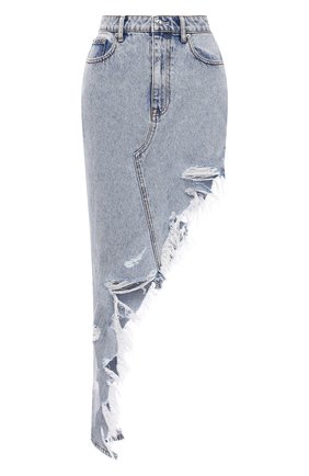 Женская джинсовая юбка DENIM X ALEXANDER WANG голубого цвета по цене 49950 руб., арт. 4DC2215944 | Фото 1 Женская джинсовая юбка DENIM X ALEXANDER WANG голубого цвета, арт. 4DC2215944 | Фото 1