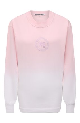 Женская хлопковый лонгслив ALEXANDERWANG.T розового цвета по цене 22000 руб., арт. 4CC2211184 | Фото 1 Женская хлопковый лонгслив ALEXANDERWANG.T розового цвета, арт. 4CC2211184 | Фото 1