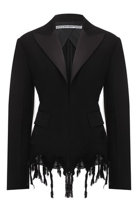 Женский жакет ALEXANDER WANG черного цвета по цене 97450 руб., арт. 1WC2212269 | Фото 1 Женский жакет ALEXANDER WANG черного цвета, арт. 1WC2212269 | Фото 1