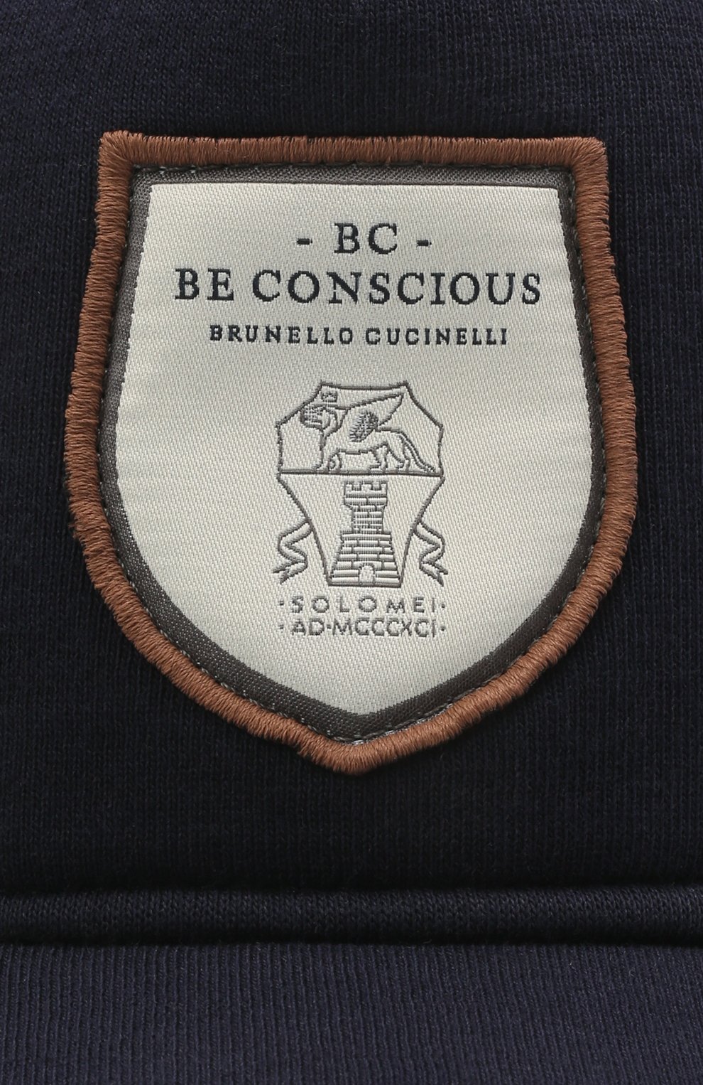 Детская хлопковая бейсболка BRUNELLO CUCINELLI синего цвета по цене 17050 руб., арт. BD874W310A | Фото 3 Детская хлопковая бейсболка BRUNELLO CUCINELLI синего цвета, арт. BD874W310A | Фото 3 (Материал: Текстиль, Хлопок)