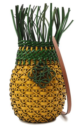 Женская сумка fruit loewe x paula's ibiza LOEWE желтого цвета по цене 144000 руб., арт. A879P62X01 | Фото 5 Женская сумка fruit loewe x paula's ibiza LOEWE желтого цвета, арт. A879P62X01 | Фото 5