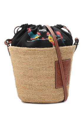Женская сумка basket loewe x paula's ibiza LOEWE бежевого цвета по цене 49950 руб., арт. A689C70X04 | Фото 5 Женская сумка basket loewe x paula's ibiza LOEWE бежевого цвета, арт. A689C70X04 | Фото 5