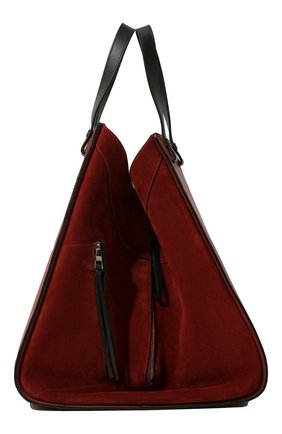 Женская сумка hammock LOEWE бордового цвета, арт. A538H02X01 | Фото 3 (Сумки-технические: Сумки через плечо, Сумки top-handle; Материал: Натуральная кожа; Размер: large)