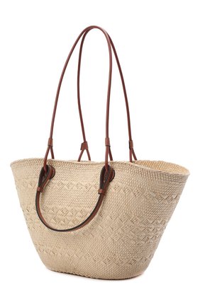 Женский сумка basket loewe x paula's ibiza LOEWE бежевого цвета по цене 56850 руб., арт. A223T43X02 | Фото 3 Женский сумка basket loewe x paula's ibiza LOEWE бежевого цвета, арт. A223T43X02 | Фото 3