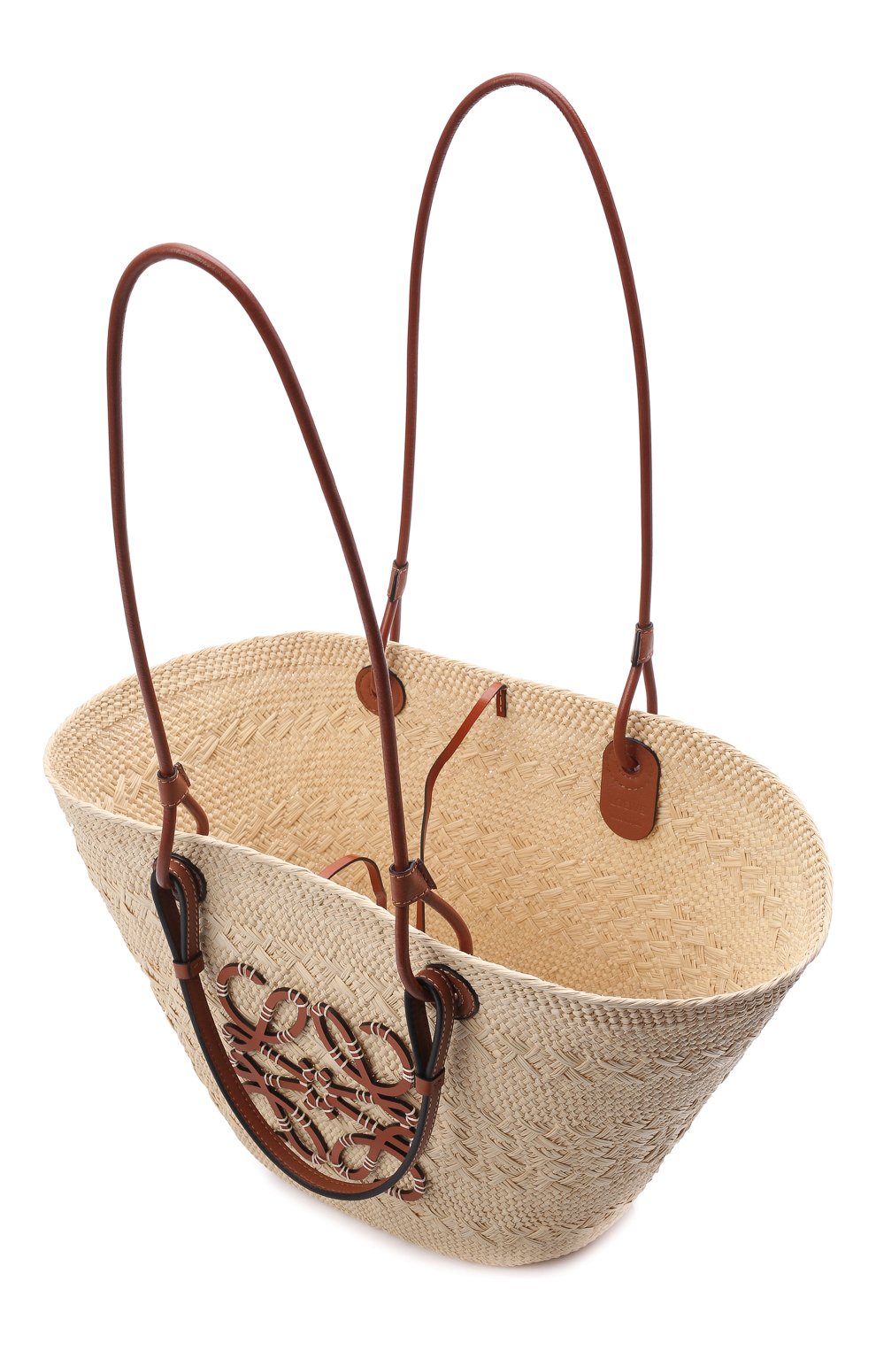 Женский сумка basket loewe x paula's ibiza LOEWE бежевого цвета по цене 56850 руб., арт. A223T43X02 | Фото 4 Женский сумка basket loewe x paula's ibiza LOEWE бежевого цвета, арт. A223T43X02 | Фото 4