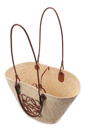 Женский сумка basket loewe x paula's ibiza LOEWE бежевого цвета по цене 56850 руб., арт. A223T43X02 | Фото 4 Женский сумка basket loewe x paula's ibiza LOEWE бежевого цвета, арт. A223T43X02 | Фото 4
