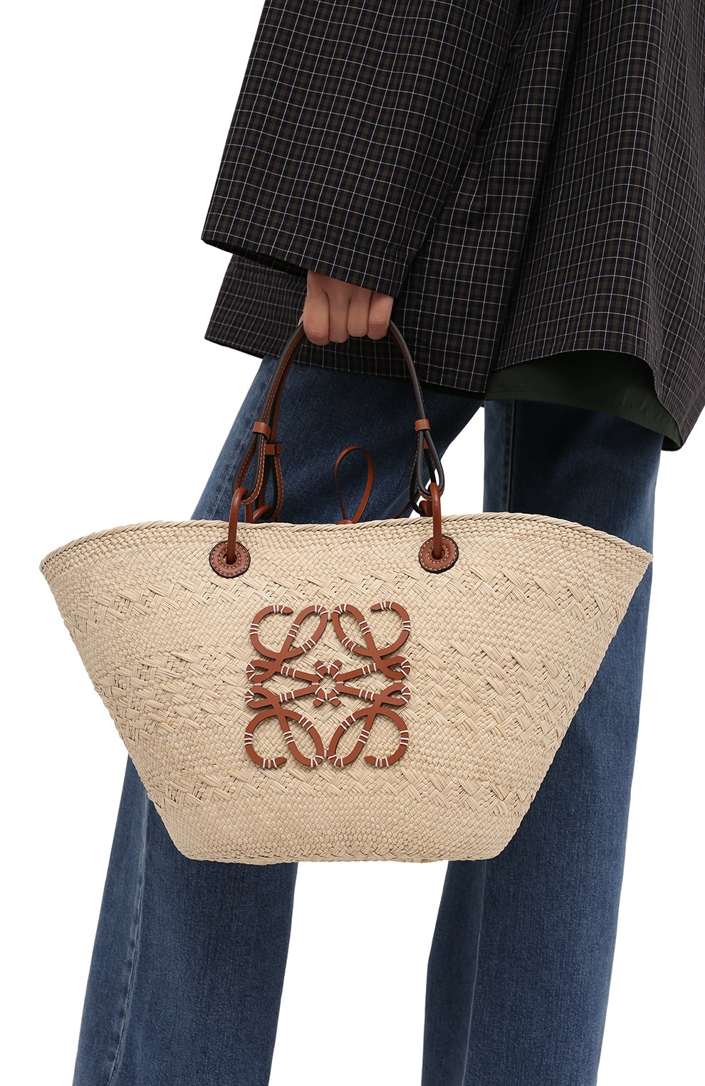 Женский сумка basket loewe x paula's ibiza LOEWE бежевого цвета по цене 56850 руб., арт. A223T43X02 | Фото 5 Женский сумка basket loewe x paula's ibiza LOEWE бежевого цвета, арт. A223T43X02 | Фото 5