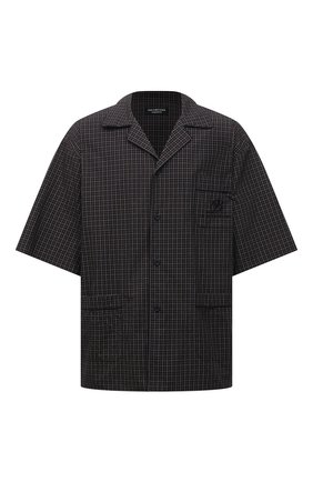 Мужская хлопковая рубашка BALENCIAGA хаки цвета по цене 106500 руб., арт. 658845/TKM34 | Фото 1 Мужская хлопковая рубашка BALENCIAGA хаки цвета, арт. 658845/TKM34 | Фото 1 (Материал внешний: Хлопок; Длина (для топов): Стандартные, Удлиненные; Рукава: Короткие; Принт: Клетка; Случай: Повседневный; Воротник: Отложной; Стили: Минимализм)