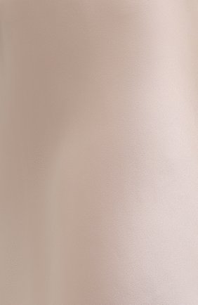 Женская шелковая юбка MARJOLAINE светло-бежевого цвета, арт. 3SOI6203 | Фото 5 (Материал внешний: Шелк; Женское Кросс-КТ: Юбка-белье, Юбка-одежда; Длина Ж (юбки, платья, шорты): Мини)