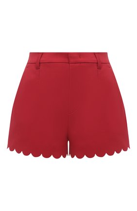 Женские хлопковые шорты REDVALENTINO красного цвета по цене 34200 руб., арт. VR0RFF10/5S4 | Фото 1 Женские хлопковые шорты REDVALENTINO красного цвета, арт. VR0RFF10/5S4 | Фото 1