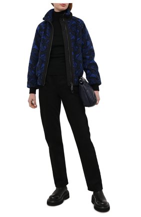 Женская куртка BURBERRY темно-синего цвета по цене 84550 руб., арт. 8039228 | Фото 2 Женская куртка BURBERRY темно-синего цвета, арт. 8039228 | Фото 2