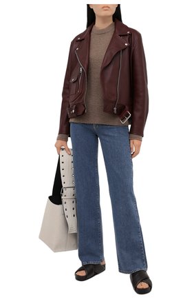 Женский свитер ACNE STUDIOS коричневого цвета по цене 34750 руб., арт. A60259 | Фото 2 Женский свитер ACNE STUDIOS коричневого цвета, арт. A60259 | Фото 2