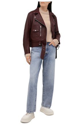 Женский свитер ACNE STUDIOS бежевого цвета по цене 34750 руб., арт. A60259 | Фото 2 Женский свитер ACNE STUDIOS бежевого цвета, арт. A60259 | Фото 2