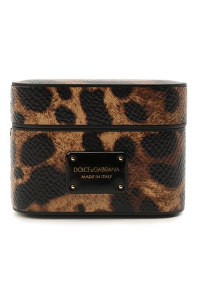 Кожаный чехол для airpods DOLCE & GABBANA коричневого цвета по цене 15750 руб., арт. BI2816/AC068 | Фото 1 Кожаный чехол для airpods DOLCE & GABBANA коричневого цвета, арт. BI2816/AC068 | Фото 1