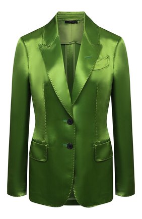 Женский жакет из вискозы TOM FORD зеленого цвета по цене 251000 руб., арт. GI2808-FAX828 | Фото 1 Женский жакет из вискозы TOM FORD зеленого цвета, арт. GI2808-FAX828 | Фото 1