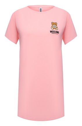 Женская хлопковая футболка MOSCHINO UNDERWEAR WOMAN розового цвета по цене 13750 руб., арт. A1910/9021 | Фото 1 Женская хлопковая футболка MOSCHINO UNDERWEAR WOMAN розового цвета, арт. A1910/9021 | Фото 1