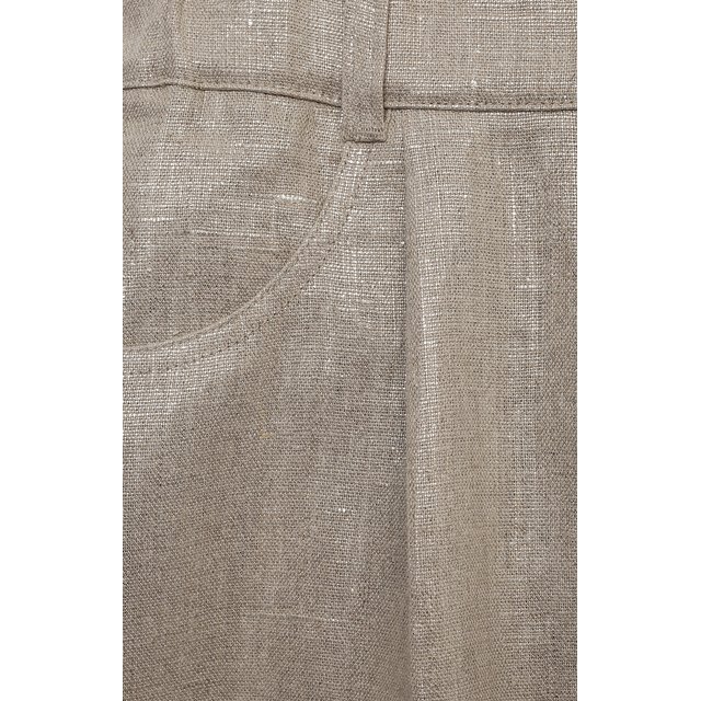 Льняные брюки Brunello Cucinelli BH169P022B Фото 3