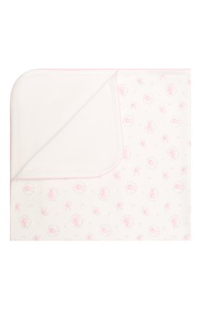 Детского хлопковое одеяло KISSY KISSY розового цвета, арт. KG7056580 | Фото 1 (Материал: Текстиль, Хлопок; Региональные ограничения белый список (Axapta Mercury): RU)