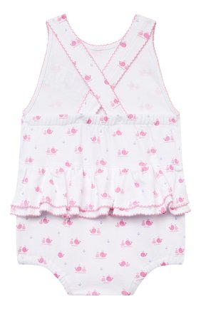 Детское хлопковое боди KISSY KISSY розового цвета по цене 3610 руб., арт. KGD05751I | Фото 2 Детское хлопковое боди KISSY KISSY розового цвета, арт. KGD05751I | Фото 2