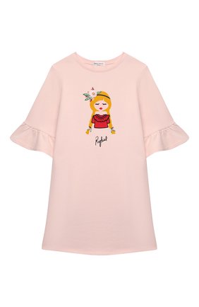 Детское хлопковое платье SONIA RYKIEL ENFANT светло-розового цвета по цене 9950 руб., арт. 21S1DR04 | Фото 1 Детское хлопковое платье SONIA RYKIEL ENFANT светло-розового цвета, арт. 21S1DR04 | Фото 1