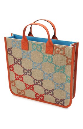 Детская сумка GUCCI разноцветного цвета по цене 54950 руб., арт. 550763/2KMA0 | Фото 3 Детская сумка GUCCI разноцветного цвета, арт. 550763/2KMA0 | Фото 3 (Материал: Текстиль)