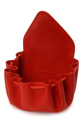Женская сумка beak medium BOTTEGA VENETA красного цвета, арт. 658523/VCP30 | Фото 3 (Сумки-технические: Сумки через плечо; Размер: medium; Материал: Натуральная кожа; Региональные ограничения белый список (Axapta Mercury): RU)
