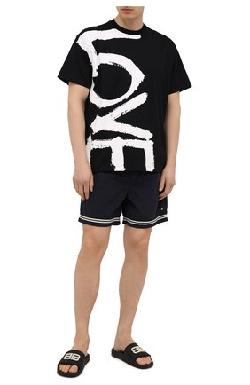 Мужские шлепанцы gitd pool BALENCIAGA черного цвета по цене 24700 руб., арт. 656395/W1S86 | Фото 2 Мужские шлепанцы gitd pool BALENCIAGA черного цвета, арт. 656395/W1S86 | Фото 2