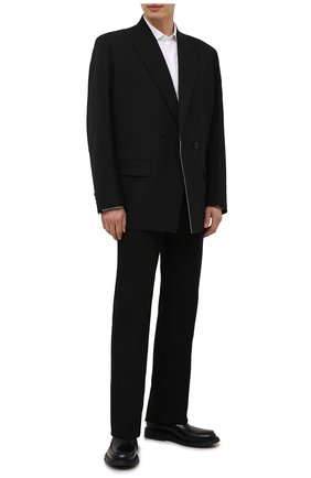Мужские хлопковые брюки BOTTEGA VENETA черного цвета по цене 62450 руб., арт. 657796/V0BT0 | Фото 2 Мужские хлопковые брюки BOTTEGA VENETA черного цвета, арт. 657796/V0BT0 | Фото 2