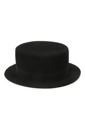 Женская шляпа kanotie mini COCOSHNICK HEADDRESS черного цвета по цене 27000 руб., арт. kanotieminis-02 | Фото 2 Женская шляпа kanotie mini COCOSHNICK HEADDRESS черного цвета, арт. kanotieminis-02 | Фото 2