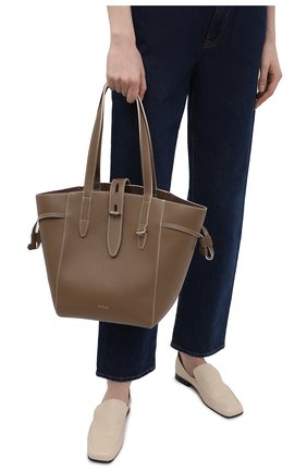 Женский сумка-тоут net medium FURLA коричневого цвета по цене 33150 руб., арт. BZT0FUA/HSF000 | Фото 2 Женский сумка-тоут net medium FURLA коричневого цвета, арт. BZT0FUA/HSF000 | Фото 2