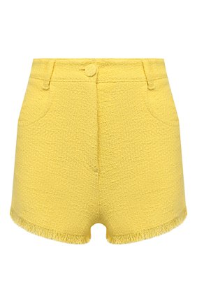 Женские хлопковые шорты MSGM желтого цвета по цене 26250 руб., арт. 3042MDB102X 217306 | Фото 1 Женские хлопковые шорты MSGM желтого цвета, арт. 3042MDB102X 217306 | Фото 1