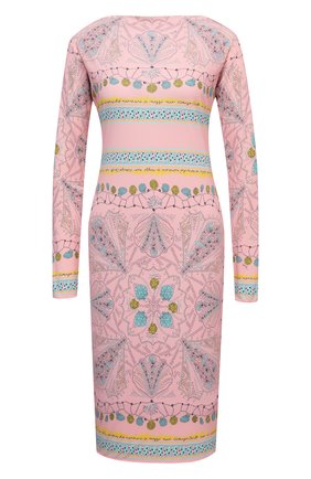 Женское платье из вискозы и шелка EMILIO PUCCI розового цвета по цене 104000 руб., арт. 1HJH40/1H747 | Фото 1 Женское платье из вискозы и шелка EMILIO PUCCI розового цвета, арт. 1HJH40/1H747 | Фото 1