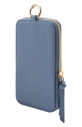 Кожаный чехол для iphone COCCINELLE синего цвета по цене 9505 руб., арт. E2 HJF 17 22 01 | Фото 2 Кожаный чехол для iphone COCCINELLE синего цвета, арт. E2 HJF 17 22 01 | Фото 2