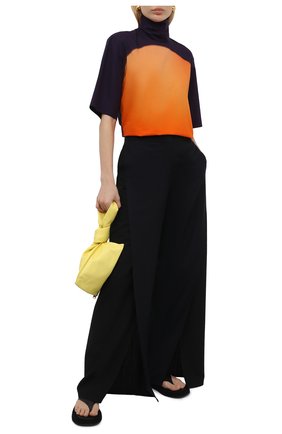 Женский хлопковый топ DRIES VAN NOTEN оранжевого цвета по цене 63350 руб., арт. 211-10794-2083 | Фото 2 Женский хлопковый топ DRIES VAN NOTEN оранжевого цвета, арт. 211-10794-2083 | Фото 2