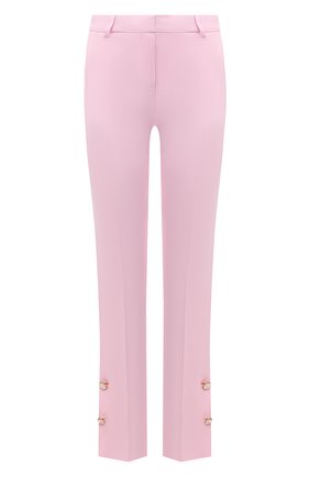 Женские брюки из вискозы VERSACE светло-розового цвета по цене 94550 руб., арт. A89160/A208429 | Фото 1 Женские брюки из вискозы VERSACE светло-розового цвета, арт. A89160/A208429 | Фото 1 (Женское Кросс-КТ: Брюки-одежда; Стили: Романтичный; Материал внешний: Вискоза; Длина (брюки, джинсы): Стандартные; Силуэт Ж (брюки и джинсы): Прямые; Региональные ограничения белый список (Axapta Mercury): RU)