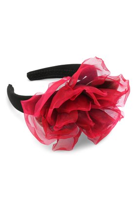 Женский ободок для волос DOLCE & GABBANA красного цвета по цене 68150 руб., арт. FY347Z/GER82 | Фото 2 Женский ободок для волос DOLCE & GABBANA красного цвета, арт. FY347Z/GER82 | Фото 2