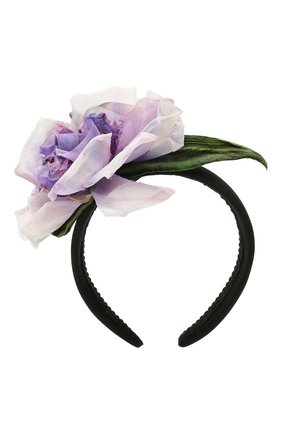 Женский ободок для волос DOLCE & GABBANA сиреневого цвета по цене 68150 руб., арт. FY347Z/GER77 | Фото 1 Женский ободок для волос DOLCE & GABBANA сиреневого цвета, арт. FY347Z/GER77 | Фото 1