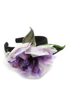 Женский ободок для волос DOLCE & GABBANA сиреневого цвета по цене 68150 руб., арт. FY347Z/GER77 | Фото 2 Женский ободок для волос DOLCE & GABBANA сиреневого цвета, арт. FY347Z/GER77 | Фото 2