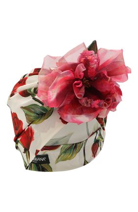 Женская шелковая чалма DOLCE & GABBANA красного цвета по цене 83950 руб., арт. FH524Z/FSAT0 | Фото 1 Женская шелковая чалма DOLCE & GABBANA красного цвета, арт. FH524Z/FSAT0 | Фото 1