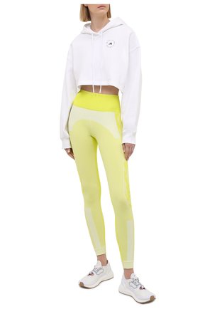 Женский худи ADIDAS BY STELLA MCCARTNEY белого цвета по цене 11250 руб., арт. GL7336 | Фото 2 Женский худи ADIDAS BY STELLA MCCARTNEY белого цвета, арт. GL7336 | Фото 2