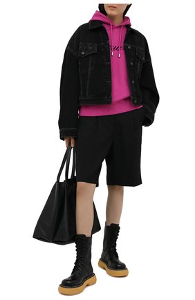Женский хлопковое худи DSQUARED2 розового цвета по цене 37650 руб., арт. S72GU0317/S25462 | Фото 2 Женский хлопковое худи DSQUARED2 розового цвета, арт. S72GU0317/S25462 | Фото 2