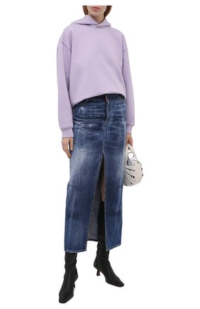 Женская джинсовая юбка DSQUARED2 синего цвета по цене 39950 руб., арт. S72MA0837/S30309 | Фото 2 Женская джинсовая юбка DSQUARED2 синего цвета, арт. S72MA0837/S30309 | Фото 2 (Материал внешний: Хлопок; Стили: Гранж; Женское Кросс-КТ: Юбка-одежда; Кросс-КТ: Деним; Длина Ж (юбки, платья, шорты): Макси)