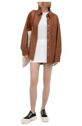 Женская хлопковая юбка DSQUARED2 белого цвета по цене 43900 руб., арт. S72MA0841/S43920 | Фото 2 Женская хлопковая юбка DSQUARED2 белого цвета, арт. S72MA0841/S43920 | Фото 2