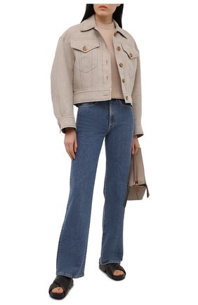 Женская куртка ACNE STUDIOS бежевого цвета по цене 58000 руб., арт. A90346 | Фото 2 Женская куртка ACNE STUDIOS бежевого цвета, арт. A90346 | Фото 2