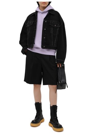 Женская джинсовая куртка ACNE STUDIOS черного цвета по цене 35850 руб., арт. A90302 | Фото 2 Женская джинсовая куртка ACNE STUDIOS черного цвета, арт. A90302 | Фото 2