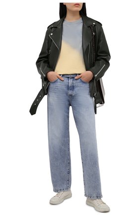 Женские джинсы ACNE STUDIOS голубого цвета по цене 29950 руб., арт. C00025/W | Фото 2 Женские джинсы ACNE STUDIOS голубого цвета, арт. C00025/W | Фото 2
