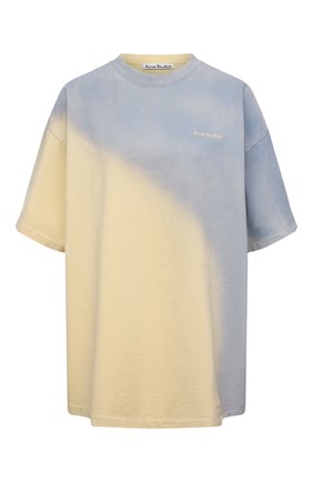 Женская хлопковая футболка ACNE STUDIOS желтого цвета по цене 22150 руб., арт. AL0205 | Фото 1 Женская хлопковая футболка ACNE STUDIOS желтого цвета, арт. AL0205 | Фото 1
