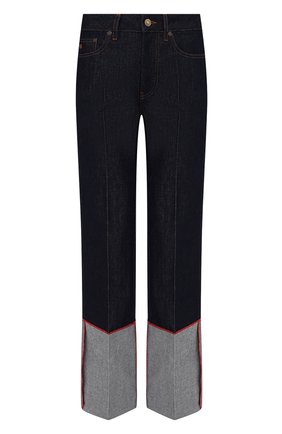 Женские джинсы VICTORIA BECKHAM темно-синего цвета по цене 47850 руб., арт. 1221DJE002654A | Фото 1 Женские джинсы VICTORIA BECKHAM темно-синего цвета, арт. 1221DJE002654A | Фото 1