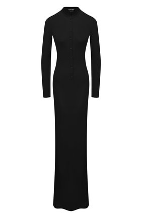 Женское платье из вискозы TOM FORD черного цвета по цене 139500 руб., арт. ABJ578-FAX779 | Фото 1 Женское платье из вискозы TOM FORD черного цвета, арт. ABJ578-FAX779 | Фото 1