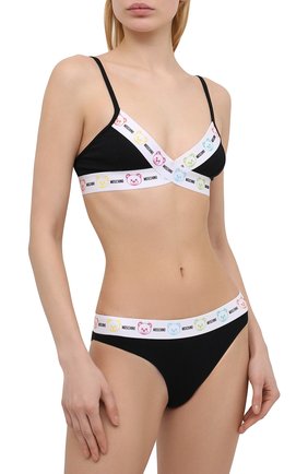 Женские трусы-слипы MOSCHINO UNDERWEAR WOMAN черного цвета по цене 7790 руб., арт. A4709/9021 | Фото 2 Женские трусы-слипы MOSCHINO UNDERWEAR WOMAN черного цвета, арт. A4709/9021 | Фото 2